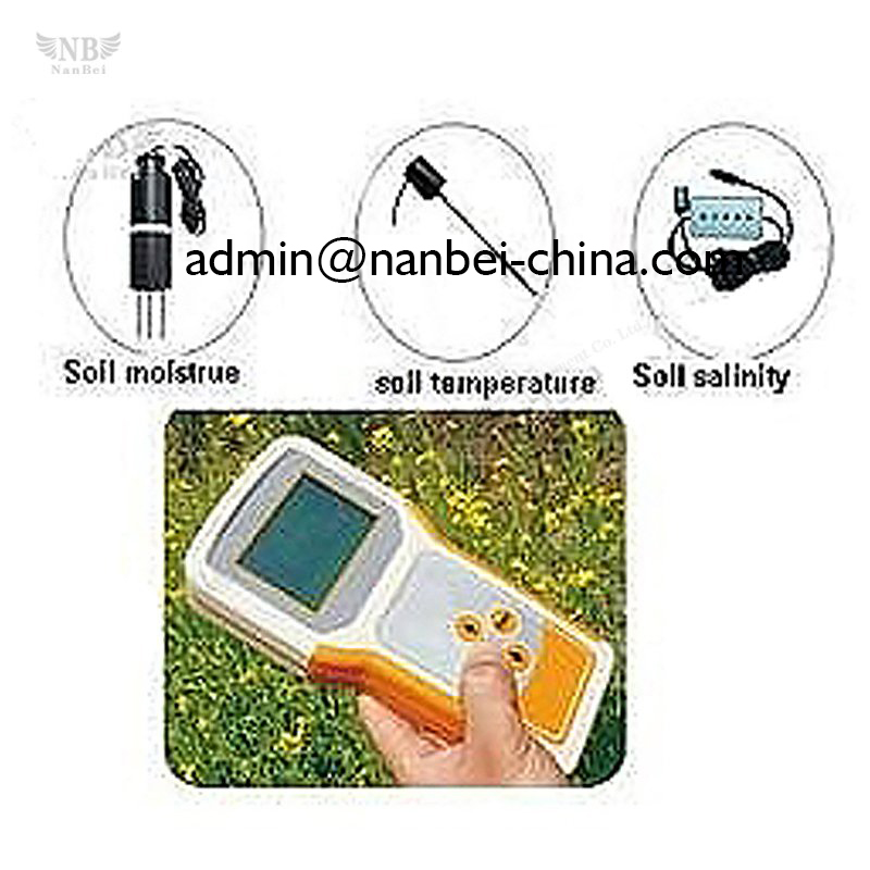 Soil Temperature/Moisture and Salinity Meter