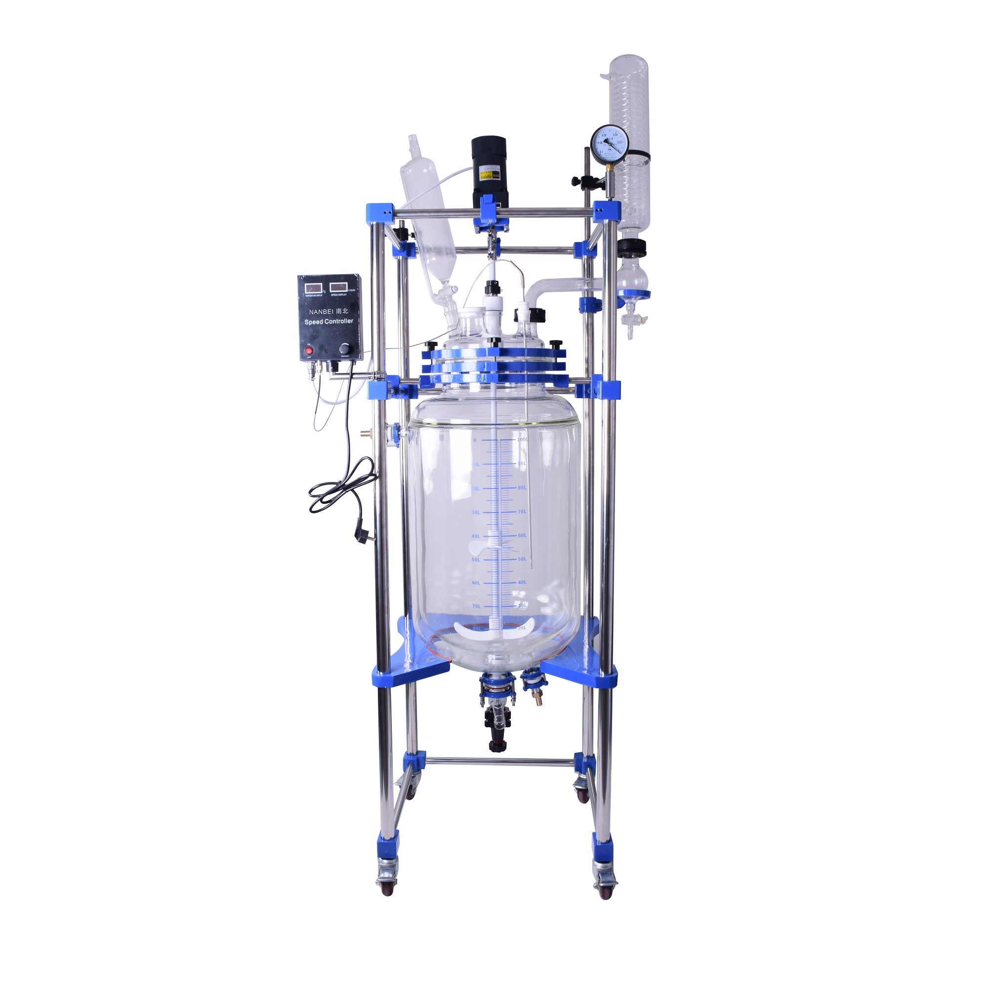 100L Jacketed Glass Reactor